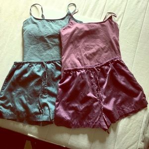 Aqua and lavender sleep set